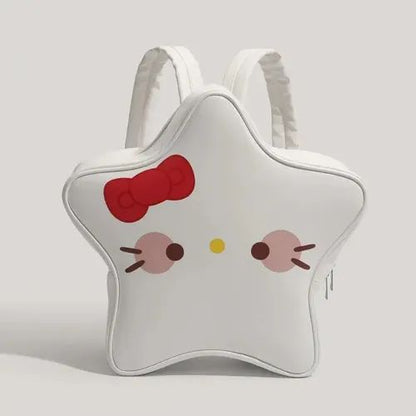 Mochila Hello Kitty Estrella Cuero PU 37 cm