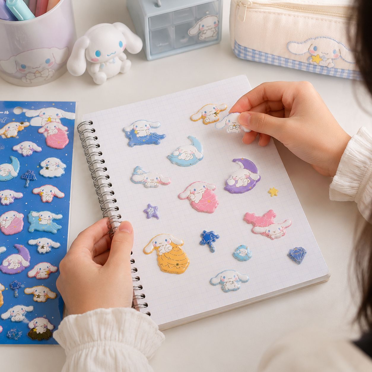 Set de Stickers Cinnamoroll Sanrio Japón