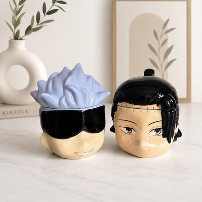 Taza de Cerámica 3D Satoru Gojo Jujutsu Kaisen 450 ml