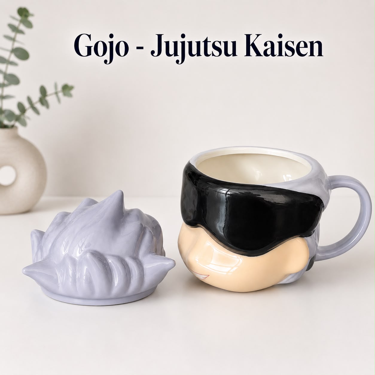Taza de Cerámica 3D Satoru Gojo Jujutsu Kaisen 450 ml