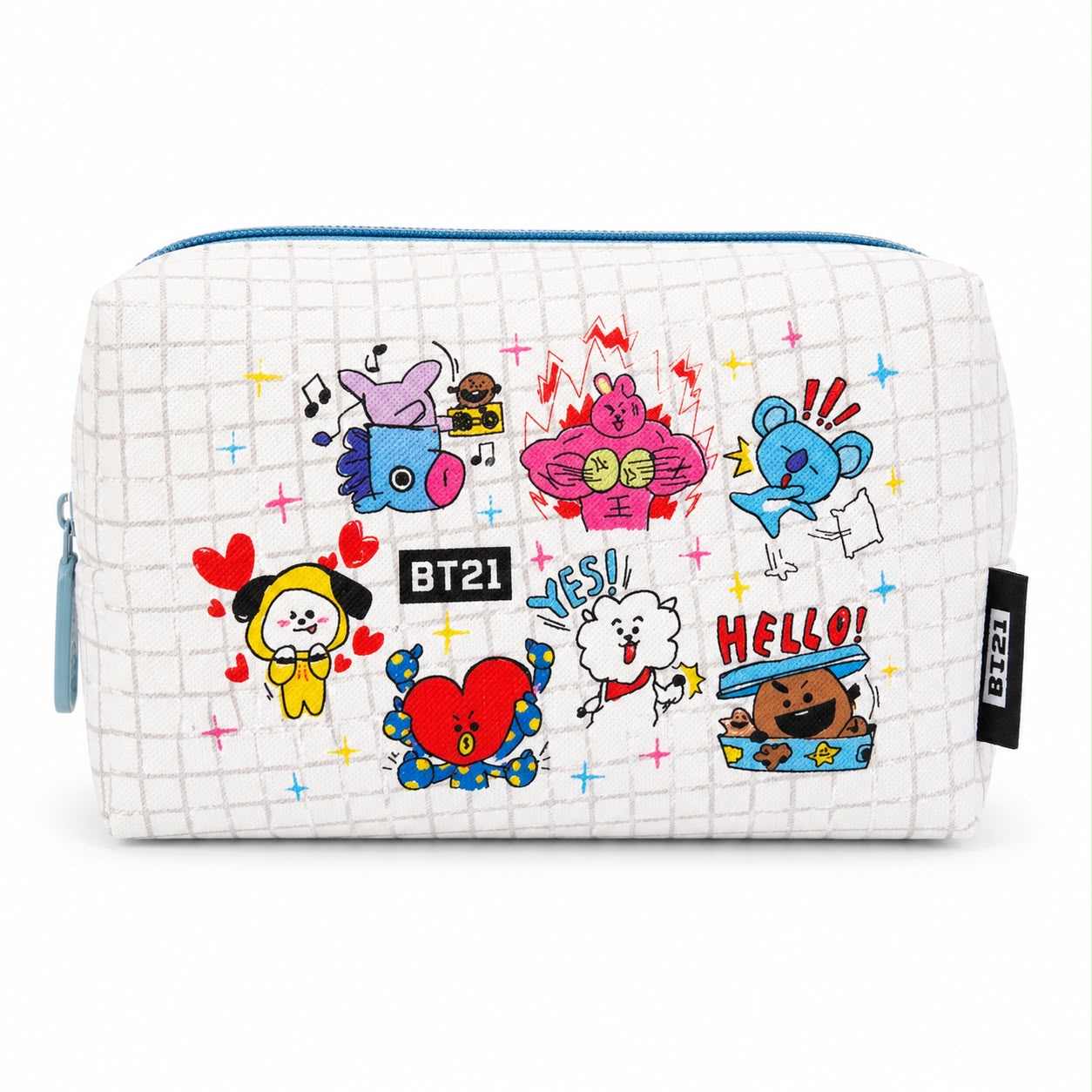 Neceser BT21 BTS Line Friends de Cuero PU 16 cm