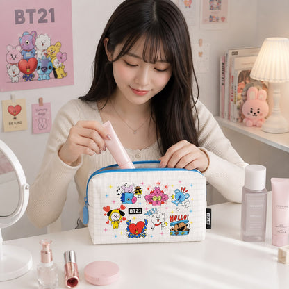 Neceser BT21 BTS Line Friends de Cuero PU 16 cm
