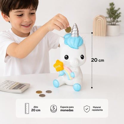 Unicorn Resin Piggy Bank