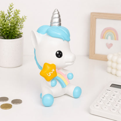 Unicorn Resin Piggy Bank
