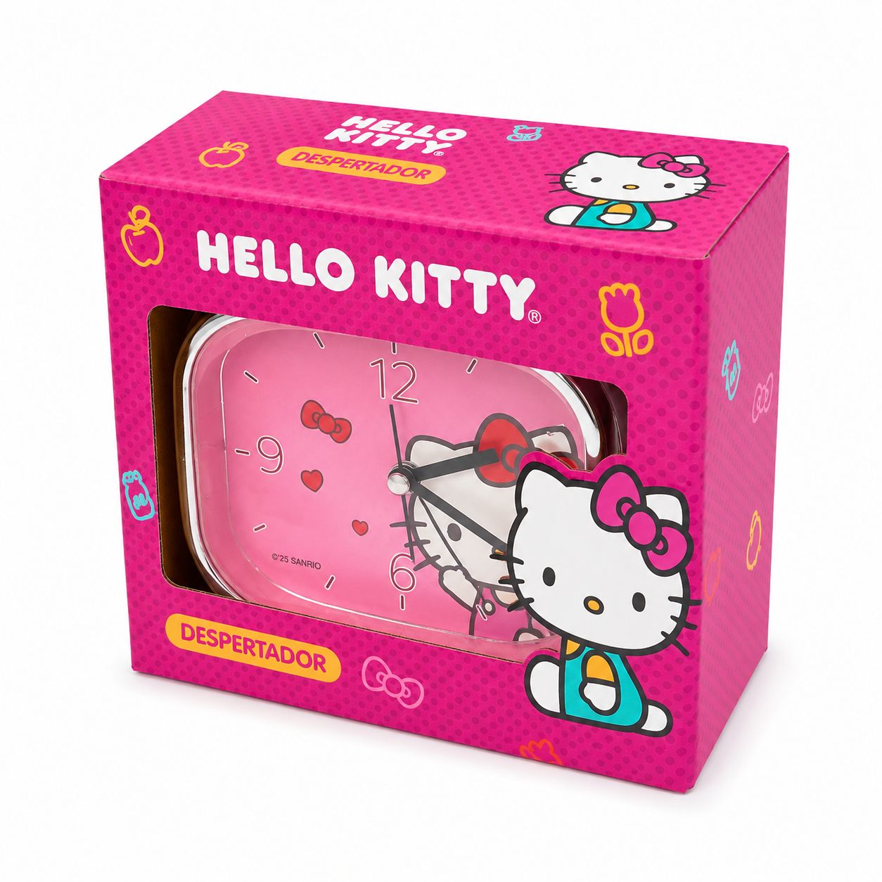 Reloj Despertador Sanrio Hello Kitty