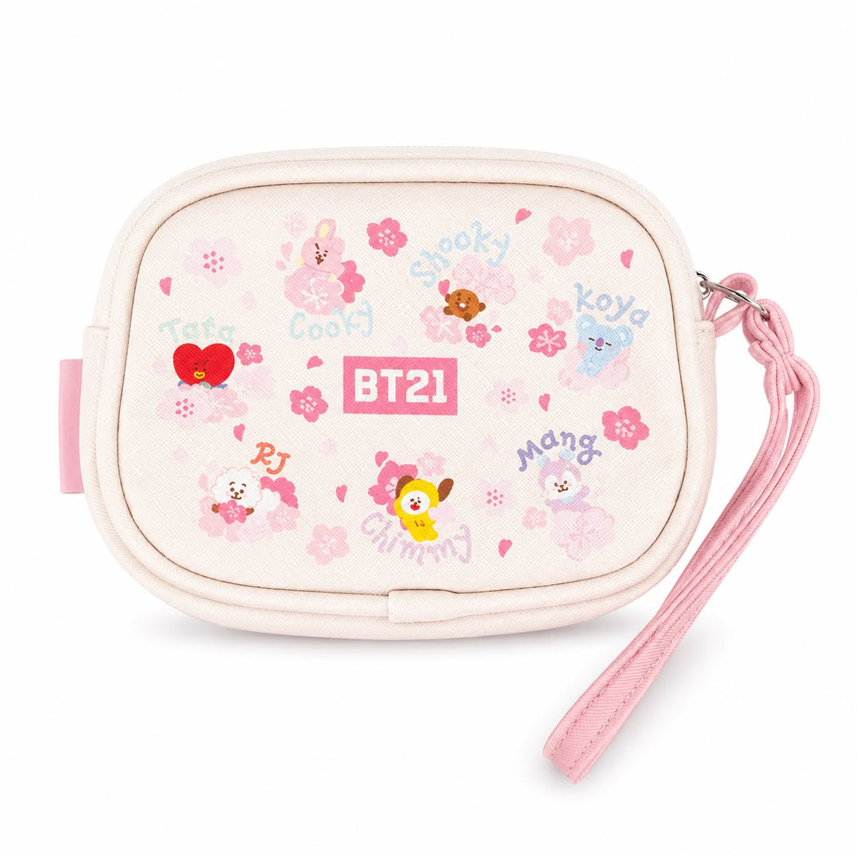 Neceser BT21 Line Friends Cherry Blossom Collection 15 cm