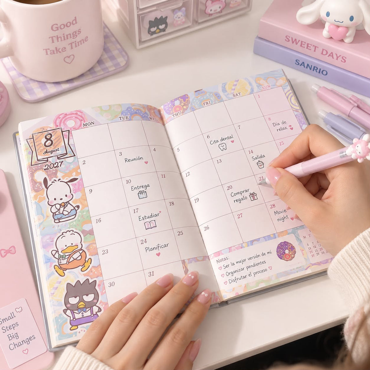 Planner Sanrio Hapidanbui B6 - 2027