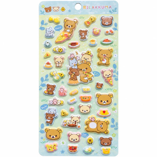 Set de Stickers 3D Rilakkuma