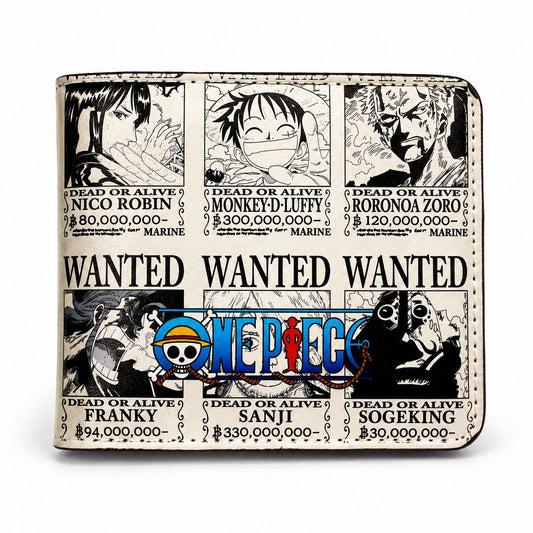 Billetera One Piece Wanted Cuero PU