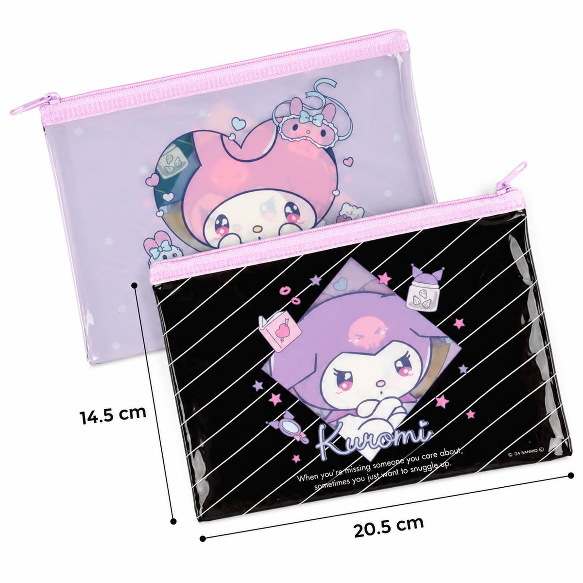 Kuromi &amp; My Melody Pencil Case – Sanrio Japan
