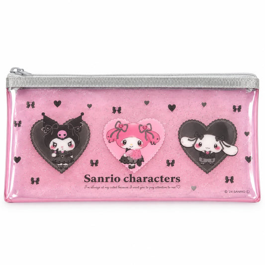 Cartuchera Glitter Sanrio My Melody, Kuromi y Cinnamoroll