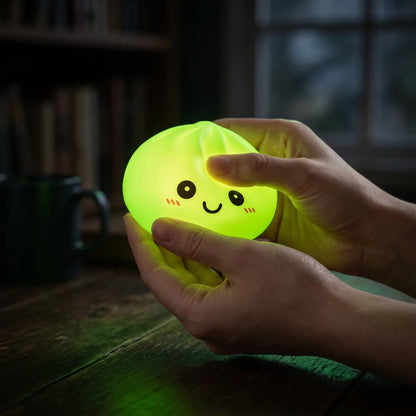 Squishy Dumpling con Luces LED 8.5 cm