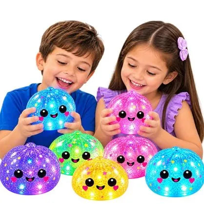 Squishy Dumpling con Luces LED 8.5 cm