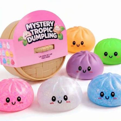 Squishy Dumpling con Luces LED 8.5 cm