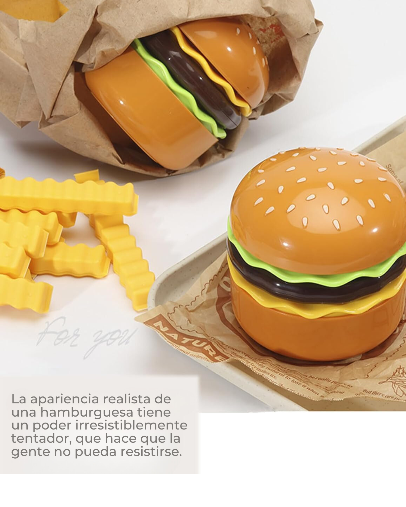 lámpara hamburguesa