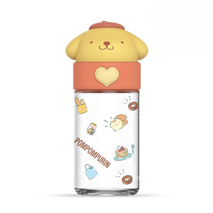 Botella de Vidrio Sanrio 3D Pompompurin – 360 ml