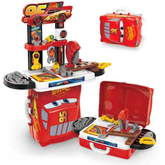 Taller Mecánico 3 en 1 Rayo McQueen Cars Disney