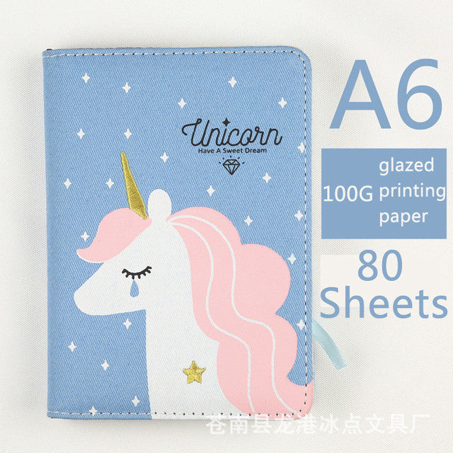 MINI PLANNER UNICORNIO TAMAÑO A6